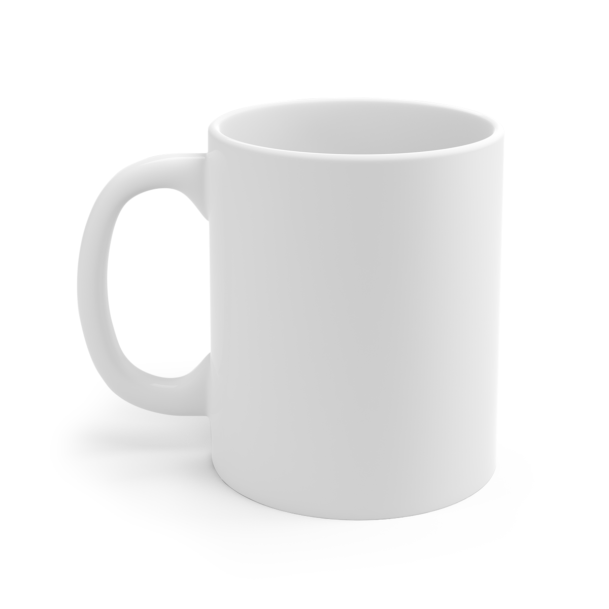 Good Mythical Morning "Let's Talk About That" White Mug - alternate angle 2, merchandise