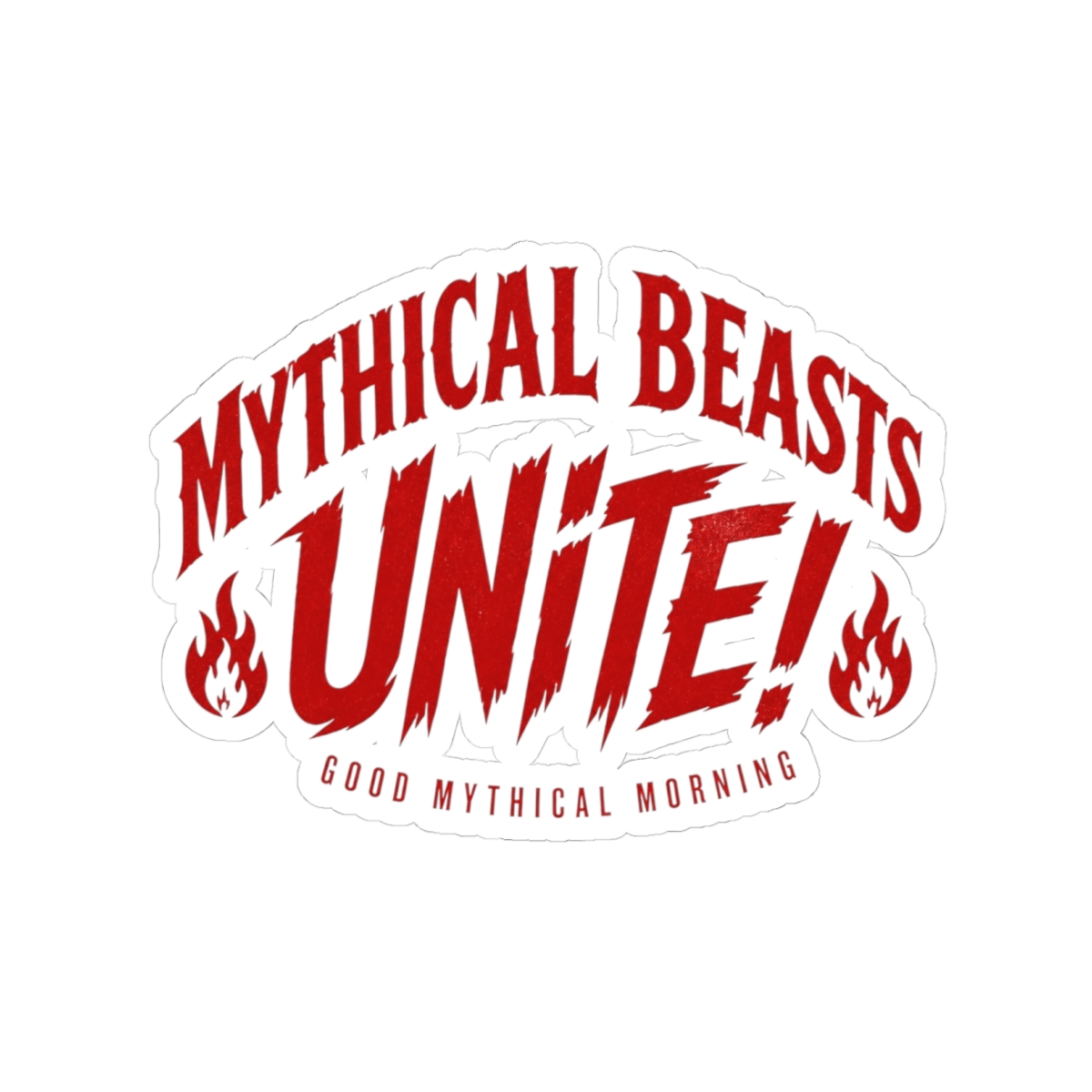 Good Mythical Morning "Mythical Beasts Unite!" Sticker - Official Stickers merchandise