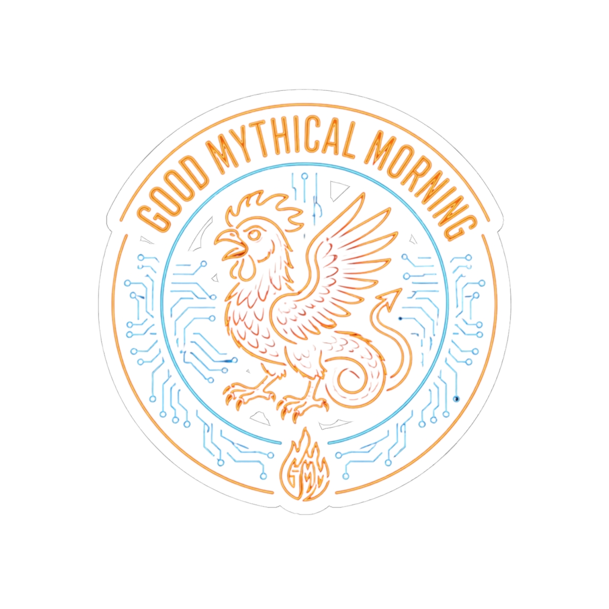 Good Mythical Morning "Good Mythical Morning" Sticker - alternate angle 5, merchandise